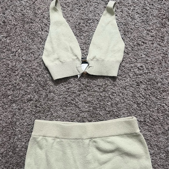 White Fox - Under The Sun Crop / sage / XS - Picture 3 of 5